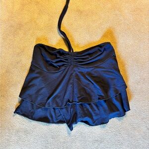 SHEIN Midnight Blue Layered Crop Top